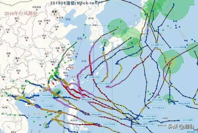 2017年台风路径