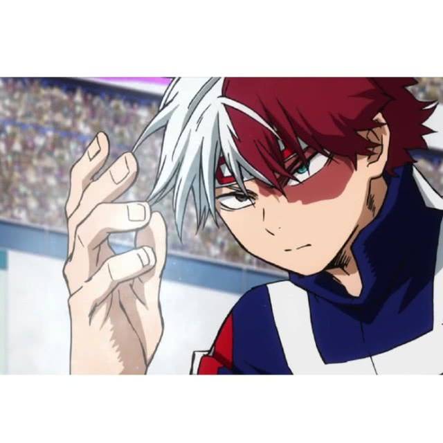 《我的英雄学院》轰焦冻带白边系列头像