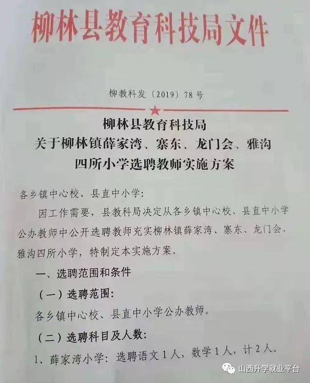 中阳招聘信息