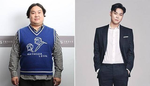 韩男艺人减重32kg 盘点明星减肥前后对比