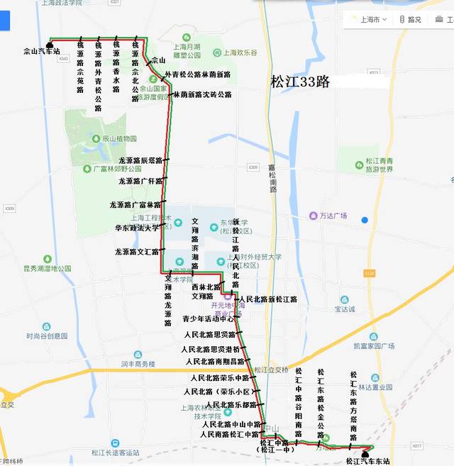 松青线公交车路线图片