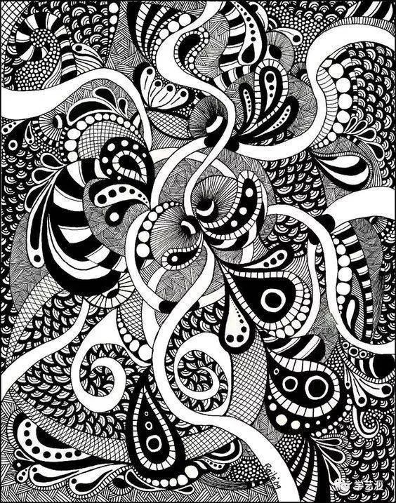 装饰画学习,除了黑白灰,点线面的画面效果,更重要的是发现生活中的小