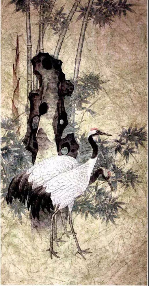 【国画教程】传统工笔仙鹤画法