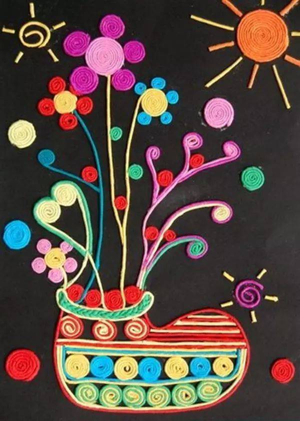 【纸绳手工】打造画面立体感就是这么简单,这吸引力我给100分