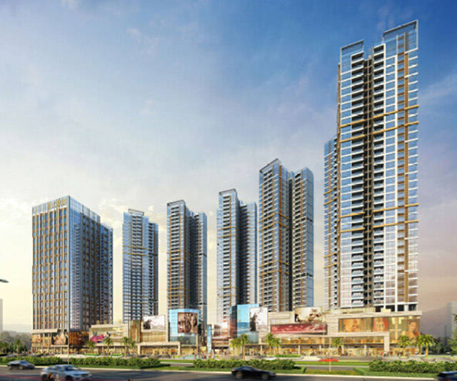 总建筑面积214509平米,产品涵盖商业街,购物中心,高层住宅,公寓等类型