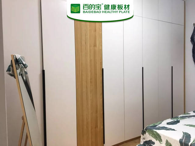 撞色衣柜:只要颜色撞得对好看又不贵|中国十大板材品牌百的宝