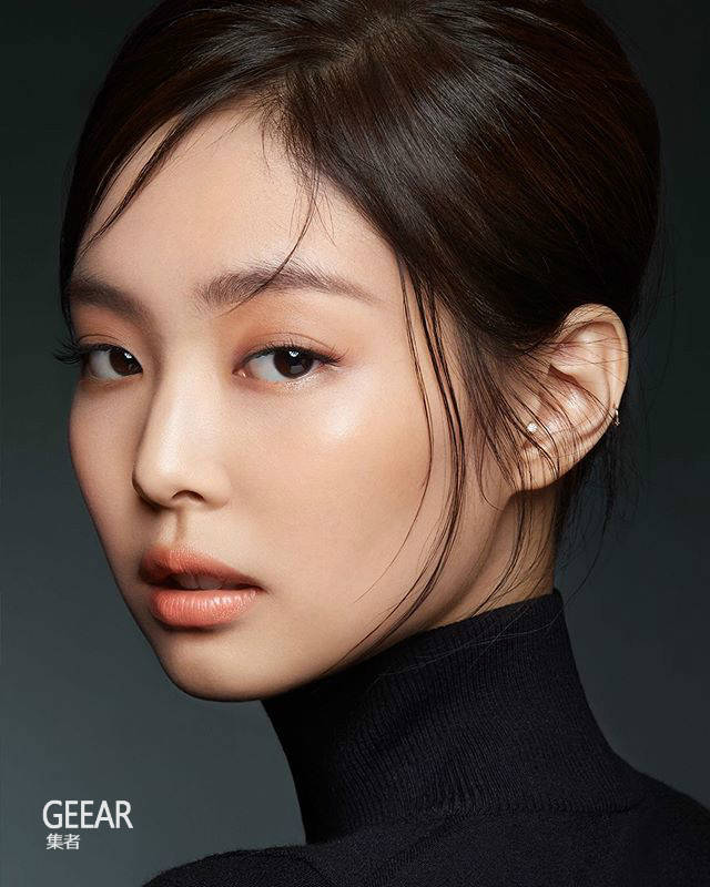 粉墨jennie为韩国美妆品牌拍摄新广告照,被网友称为天使面孔!