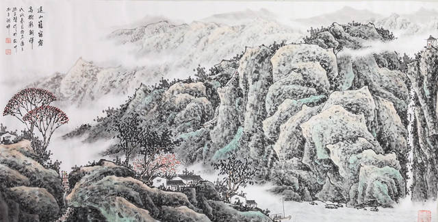 国画家孙正馨作品价格,画廊国画价格.