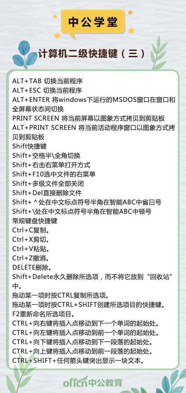 超實用的電腦鍵盤快捷鍵,windows,ctrl,alt,shift彙總大全!