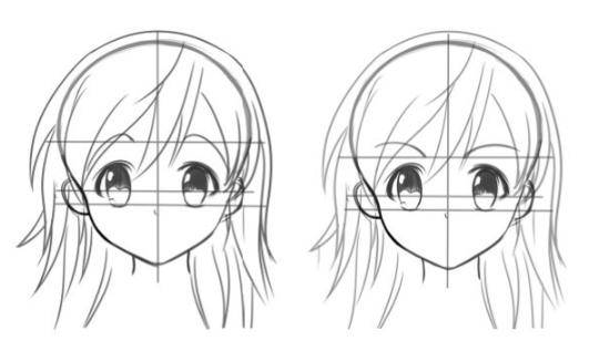 动漫人物的脸怎么画教你如何画好动漫女生的脸