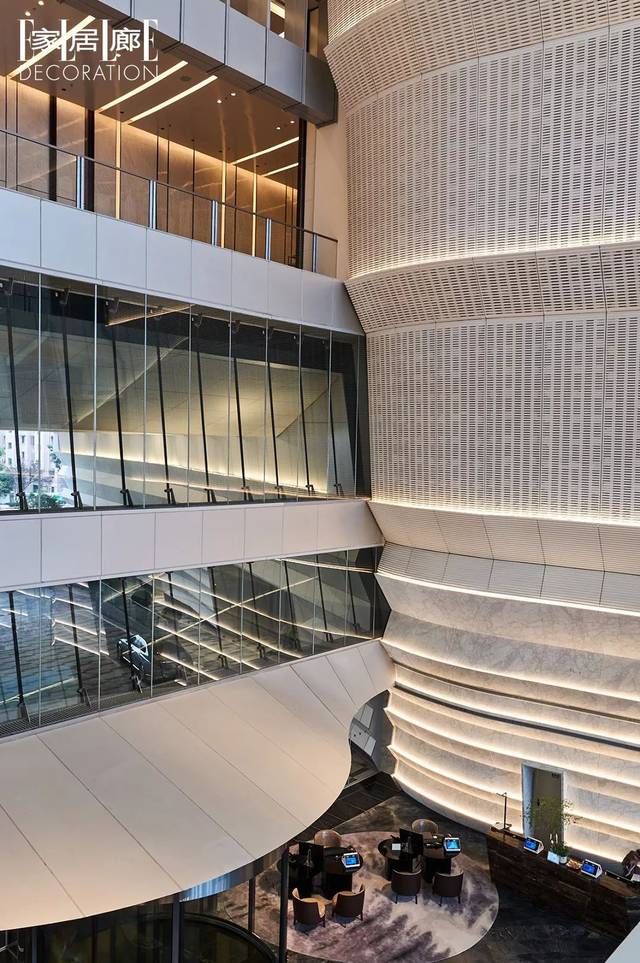 吸引不少人前往打卡的标志性中庭