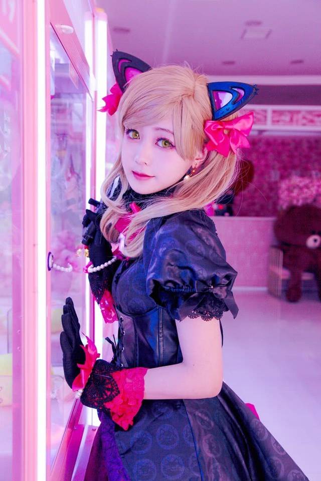 守望先锋cos黑猫露娜!网友:好好看的黑猫露娜!妹子好漂亮!