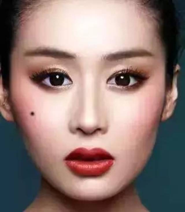 痣图解面相女