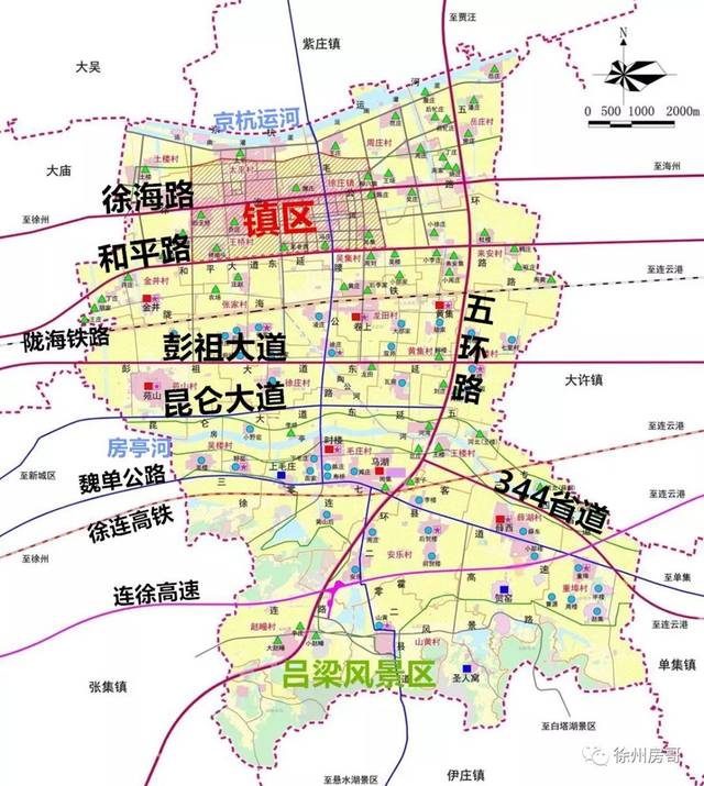 徐州大彭镇闸口村规划图片