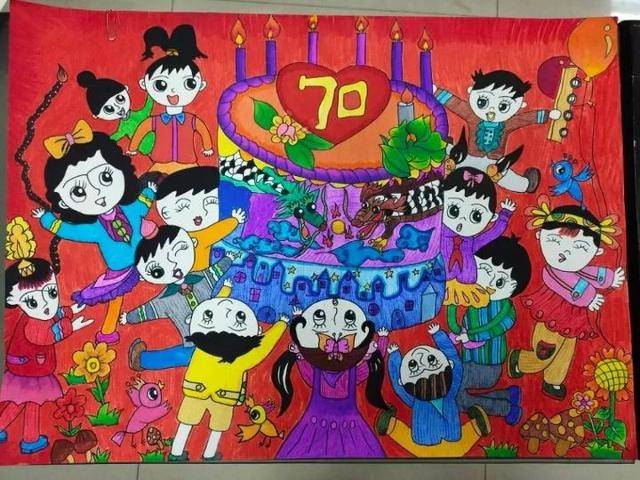 绘画组"庆祝新中国成立70周年"青少年主题书画大赛投票通道正式