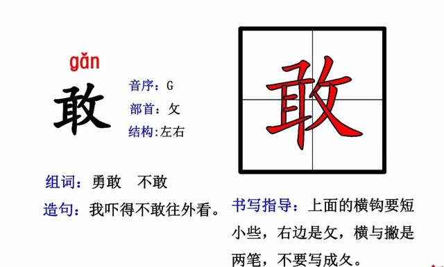 1-3年級語文上冊生字卡片:偏旁部首/組詞造句(快收藏)