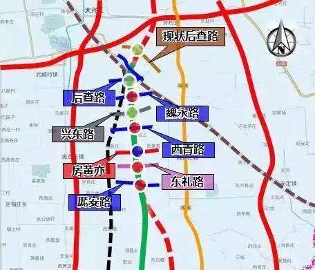 其中高速公路1条(房黄亦高速公路),一级公路4条(后查路,魏永路,西青路