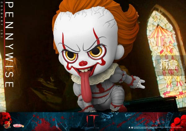 hottoys《小丑回魂2 / it》潘尼怀斯cosbaby q版公仔