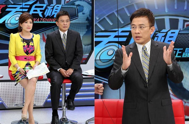 台湾政论节目主持人,前台湾大学教授彭文正(图片来源:台湾"中时电子报