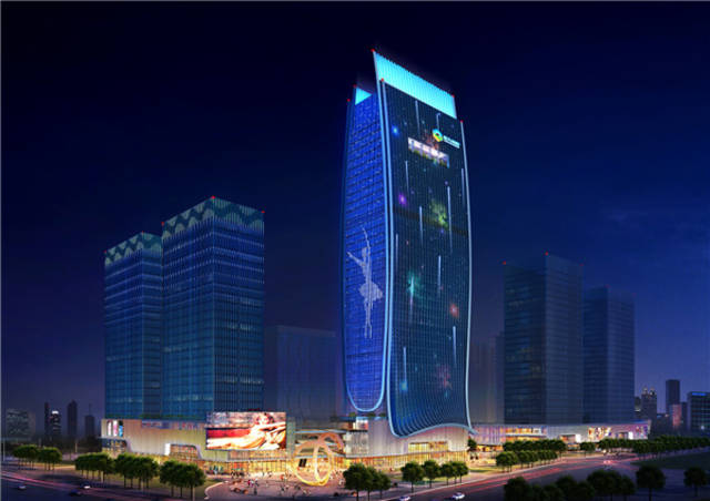 超高层楼体亮化工程,一般会包括大厦外墙立面照明,裙楼照明,景观照明