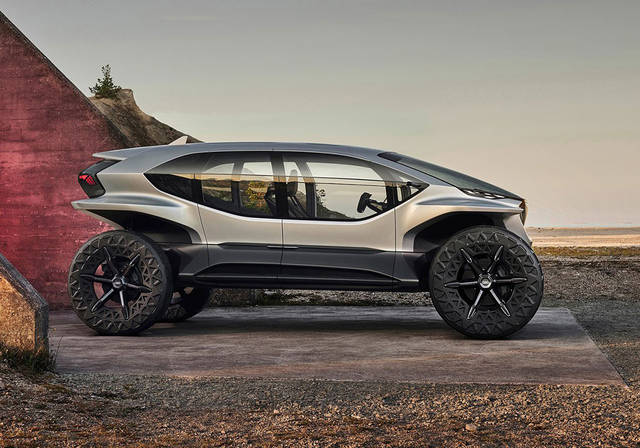 纯电动"月球车" 奥迪ai-trail quattro概念车官图发布_手机搜狐网