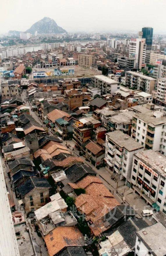 鸟瞰曙光路旧貌 1994年9月摄