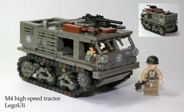 lego乐高moc作品欣赏:二战坦克及战车