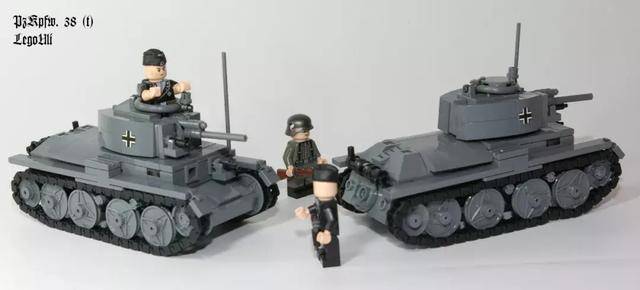 lego乐高moc作品欣赏:二战坦克及战车