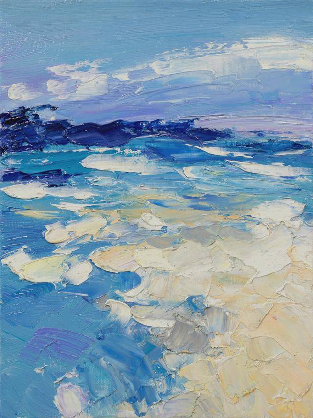 《蓝色印象系列4》18x24cm