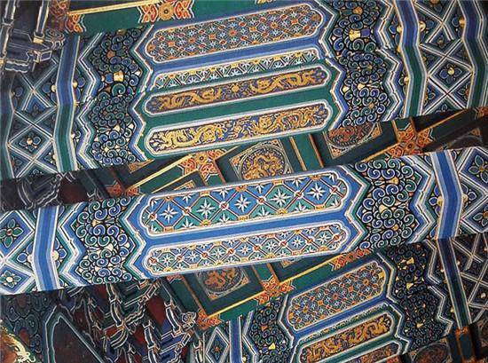 古建吊顶之横梁