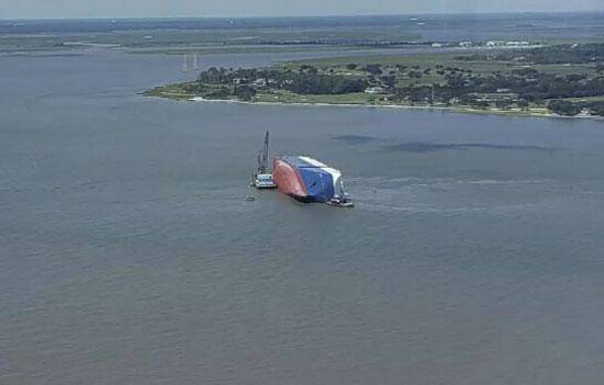 韩国汽滚船goldenray号倾覆引众议为何会突然翻船