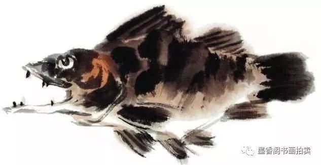 国画教程:写意鳜鱼的画法