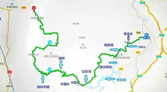 安徽218国道全程线路图图片