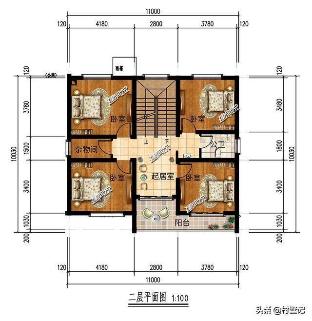 建房說5款農村自建房現代風格別墅圖紙