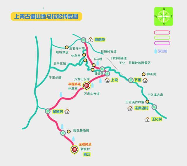 上青古道线路图图片