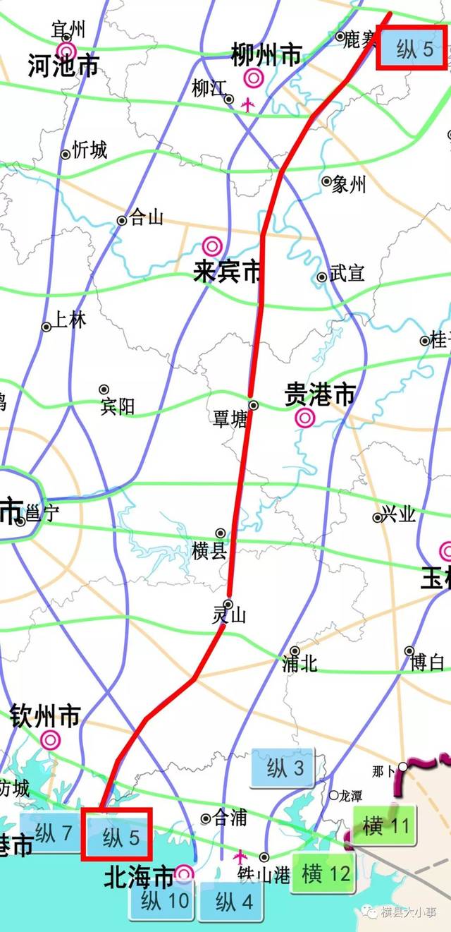 横县高速路线图图片