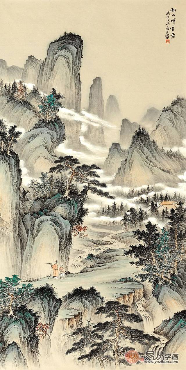 王宁国画山水画欣赏图片