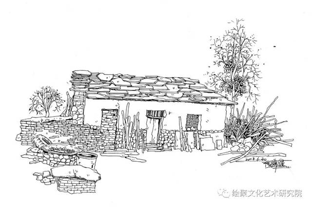 一只钢笔下的古村落印象——周锦绣