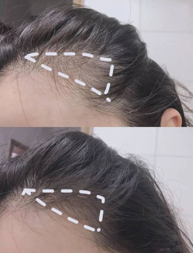 长直发碎发尾图片,碎发尾的背影图,中长款碎发直发图片_大山谷图库