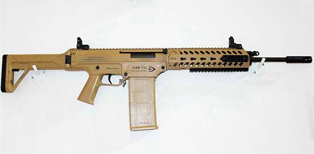 62×51突击步枪型国产nar模块化步枪:近期首次亮相的nar模块化枪族,无