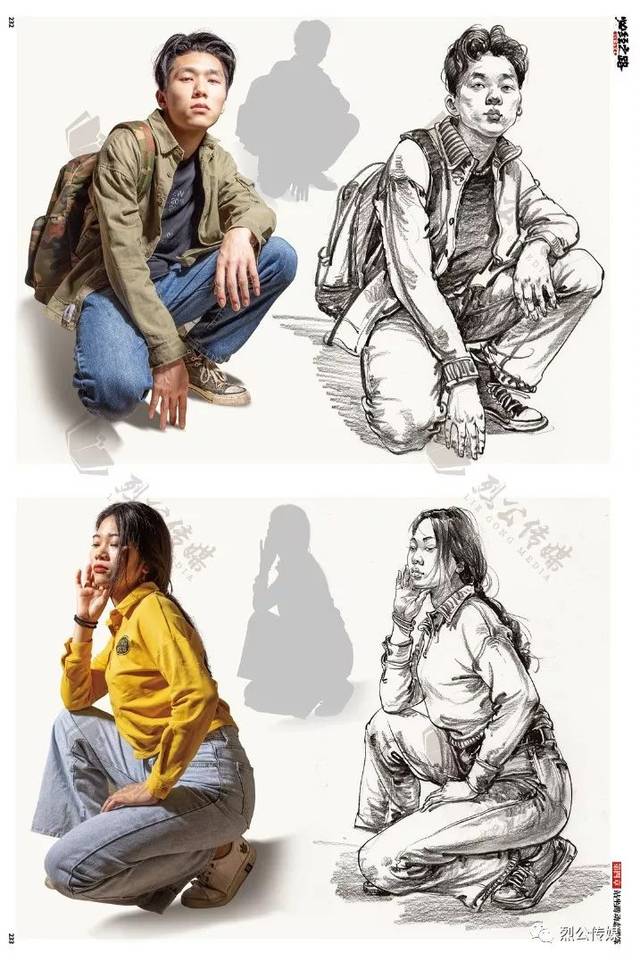 《必经之路·速写临摹范本》完美总结一套人体造型及结构复杂原理简单