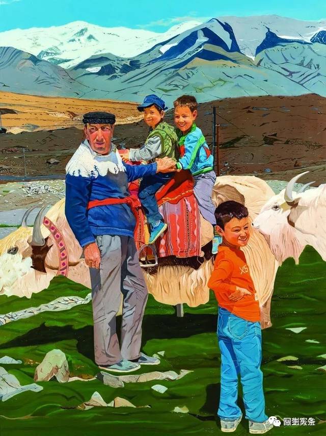 集体无意识的初次觉醒 何臻 200cm×180cm 油画