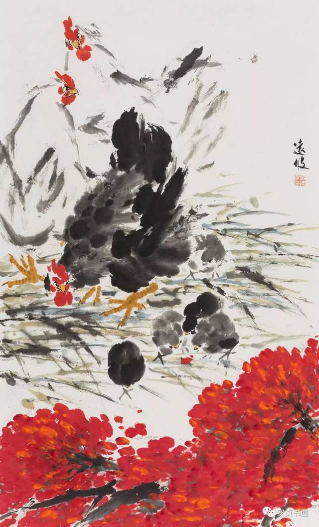 远坡无尽邓远坡先生大写意花鸟画作品选粹