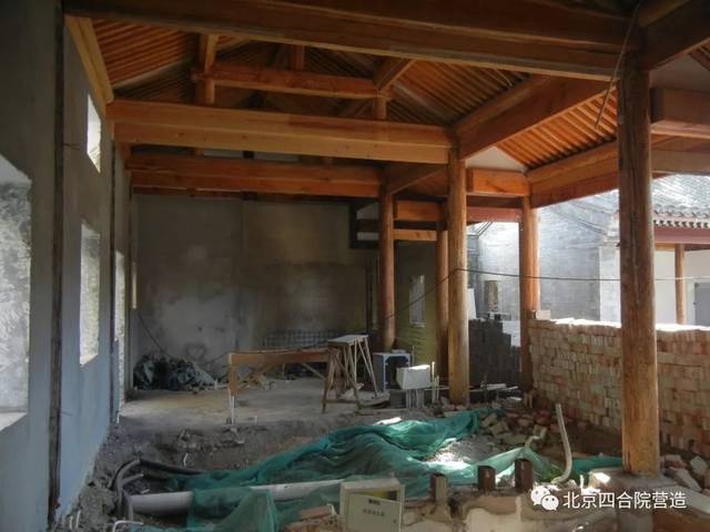 营造| 四合院施工现场100例～034记录草厂九条四合院