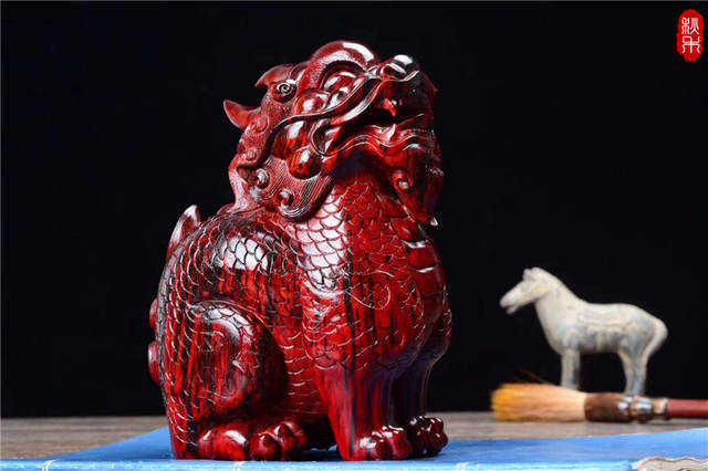 印度小叶紫檀之嘲风神兽_手机搜狐网