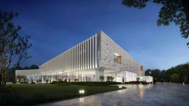 上虞博物馆新馆设计解析建筑呈现四水归堂的意向