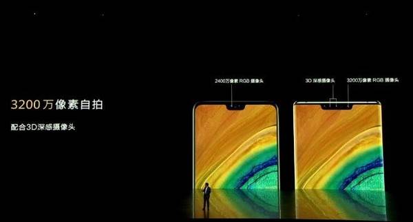 华为mate30系列前置相机参数