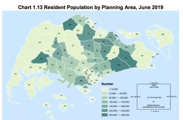 2019年新加坡人口簡報出爐,總人口達到了570萬