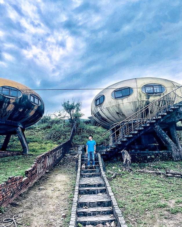 新北景点|飞碟屋遗址|逼逼逼～外星人的家被发现啦!