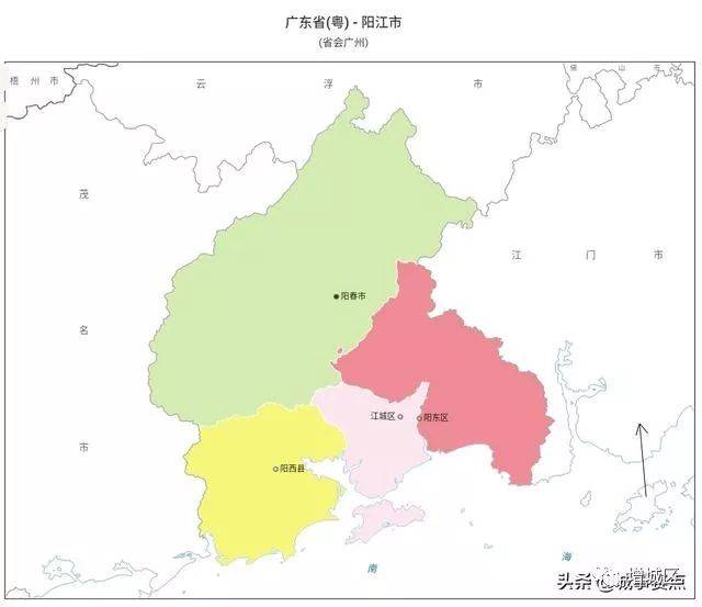 阳江地图全图大图-千图网